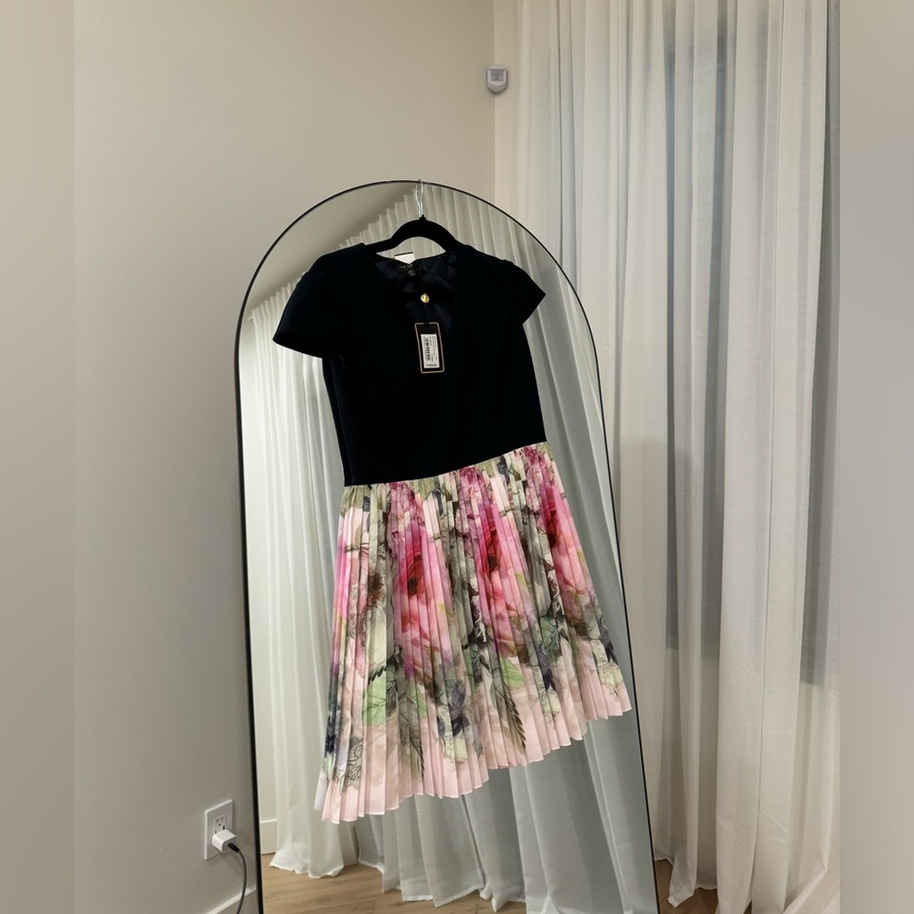 Ted Baker Pure Peony Daysee Pleated Skirt